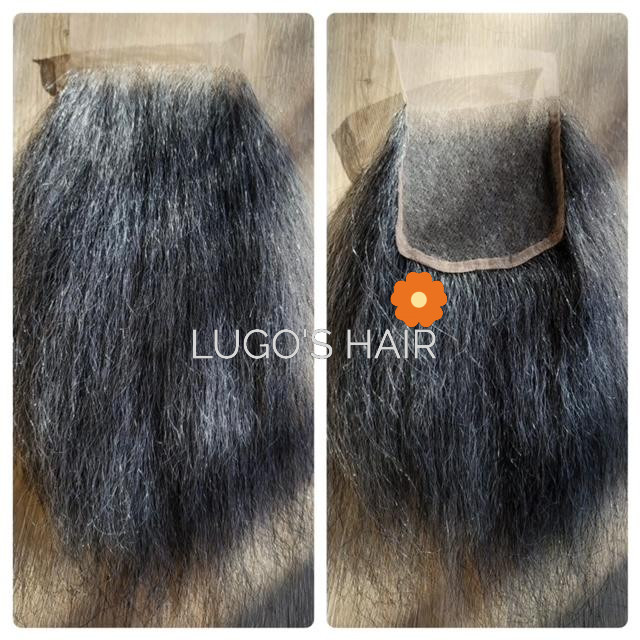 Perm Kinky Straight Closure - Image 3